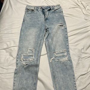 Adika High Rise Distressed Vintage Jeans